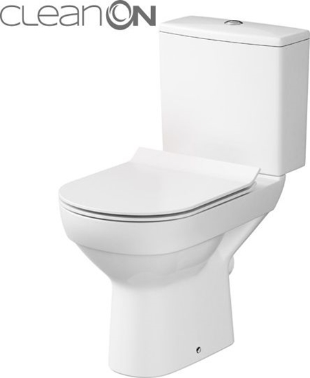 Изображение Zestaw kompaktowy WC Cersanit City 67 cm cm biały (K35-037)