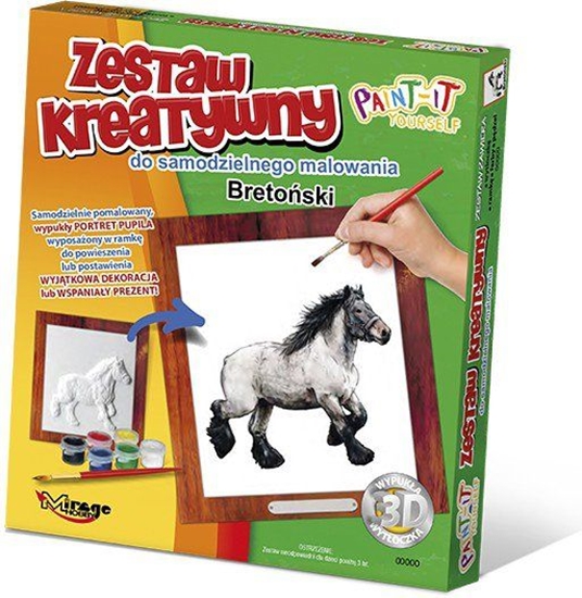 Picture of Zestaw Kreatywny Do Malowania Koń Bretoński