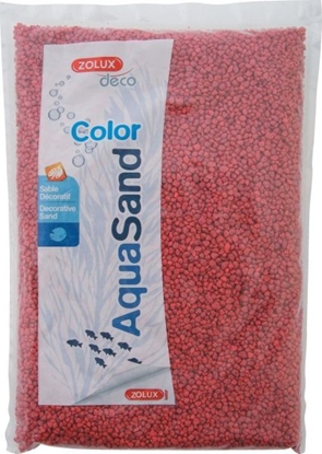 Изображение Zolux Aquasand Color malinowy 1kg