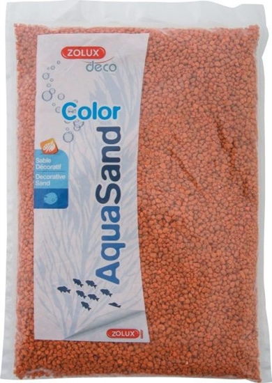 Изображение Zolux Aquasand Color pomarańcz stepowy 5kg