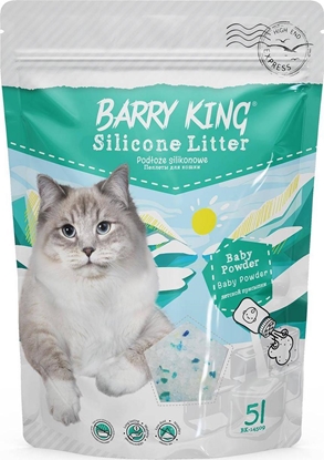 Picture of Żwirek dla kota Barry King Barry King Podłoże Baby Powder 5l Silikonowe Dla Kota