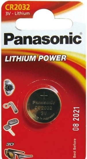 Picture of 12x1 Panasonic CR 2032 Lithium Power VPE Inner Box