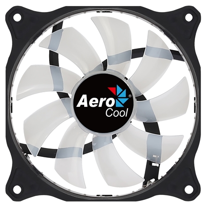 Attēls no Aerocool COSMO12FRGB PC Fan 12cm LED RGB Molex Connector Silent Black