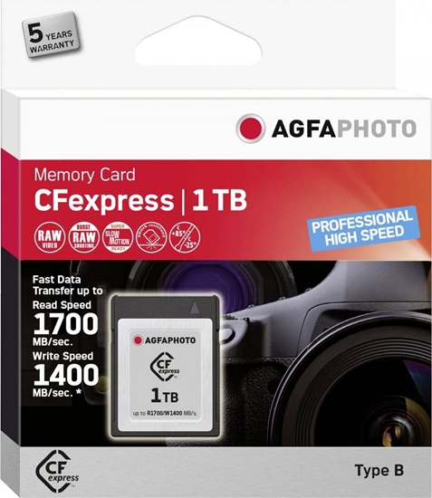 Picture of AgfaPhoto CFexpress          1TB Professional High Speed