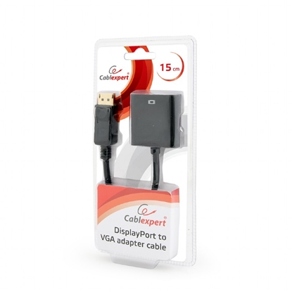 Attēls no Cablexpert DisplayPort to VGA adapter cable, Black | Cablexpert