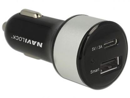 Attēls no Car charger 1 x USB Type-Câ¢ + 1 x USB Type-A