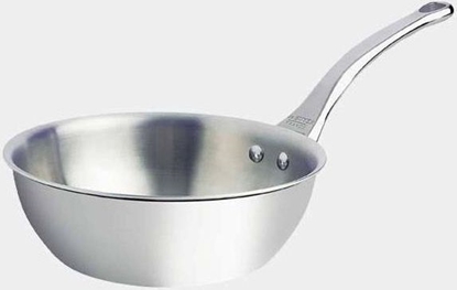 Attēls no De Buyer Affinity Sauté Pan Stainless Steel curved  20 cm