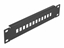 Attēls no Delock 10″ Fiber Optic Patch Panel 12 Port for SC Simplex / LC Duplex 1U black