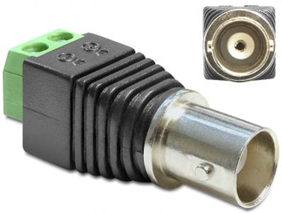 Picture of Delock Adapter BNC female  Terminal Block 2 pin