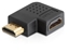 Attēls no Delock Adapter HDMI male  HDMI female 90 right