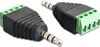 Изображение Delock Adapter Stereo plug 3.5 mm  Terminal Block 4 pin
