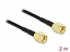 Attēls no Delock Antenna Cable RP-SMA plug to RP-SMA plug LMR/CFD100 2 m low loss