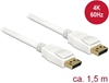 Picture of Delock Cable Displayport 1.2 male > Displayport male 4K 60 Hz 1.5 m