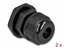 Picture of Delock Cable Gland PG9 for round cable with three cable entries black 2 pieces