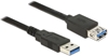 Picture of Delock Extension cable USB 3.0 Type-A male > USB 3.0 Type-A female 0.5 m black