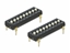 Picture of Delock DIP switch Tri-State 9-digit 2.54 mm pitch THT vertical black 2 pieces