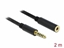 Изображение Delock Extension Cable Stereo Jack 4.4 mm 5 pin male to female 2 m black