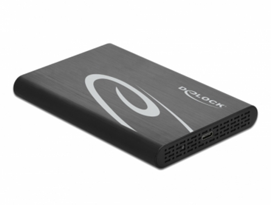 Picture of Delock External Enclosure for 2.5″ SATA HDD / SSD with SuperSpeed USB 10 Gbps (USB 3.1 Gen 2)