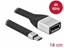 Picture of Delock FPC Flat Ribbon Cable USB Type-C™ to DisplayPort (DP Alt Mode) 4K 60 Hz 14 cm