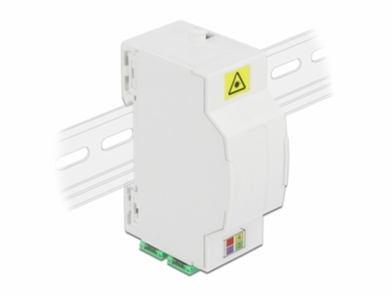 Picture of Delock Optical Fiber Connection Box for DIN Rail 4 x SC Simplex or LC Duplex