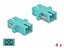 Attēls no Delock Optical Fiber Coupler SC Simplex female to SC Simplex female Multi-mode 4 pieces light blue
