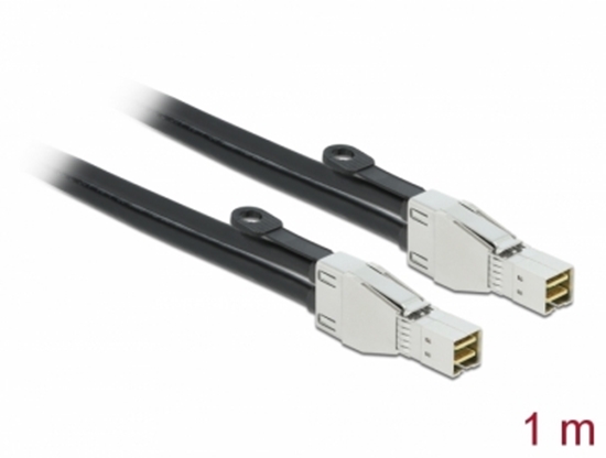 Изображение Delock PCI Express Cable Mini SAS HD SFF-8674 to SFF-8674 1 m