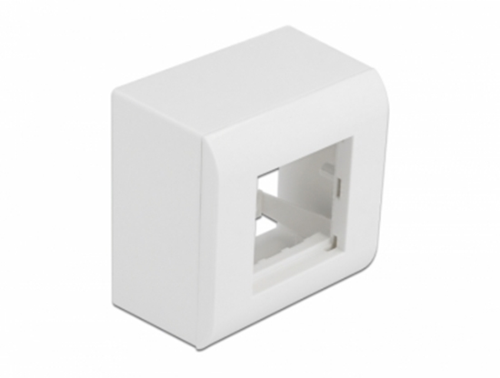 Изображение Delock Surface-mounted Housing for Easy 45 Modules 82 x 82 mm, white