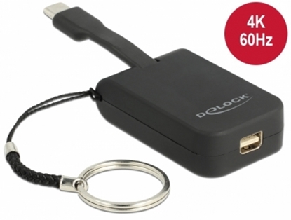 Picture of Delock USB Type-C™ Adapter to mini DisplayPort (DP Alt Mode) 4K 60 Hz - Key Chain