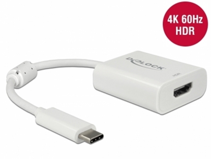 Attēls no Delock USB Type-C™ Adapter zu HDMI (DP Alt Mode) 4K 60 Hz mit HDR Funktion