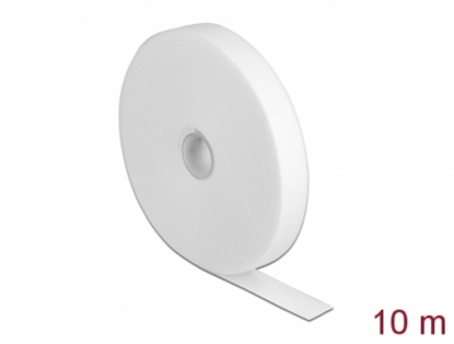 Изображение Delock Velcro tape on roll L 10 m x W 20 mm white