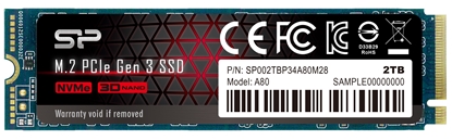 Изображение Dysk SSD A80 2TB M.2 PCIe 3400/3000 MB/s NVMe 