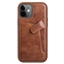 Изображение Nillkin Nillkin Aoge Leather Case elastyczne pancerne etui z prawdziwej skóry z kieszonką iPhone 12 mini brązowy