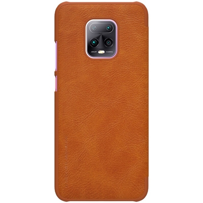 Attēls no Nillkin Etui Nillkin Qin Leather Xiaomi Redmi 10X 5G/10X Pro 5G (Brown)