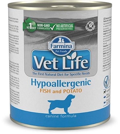 Picture of Farmina Vet Life Diet DOG Hypoallergenic Fish&Potato 300 g