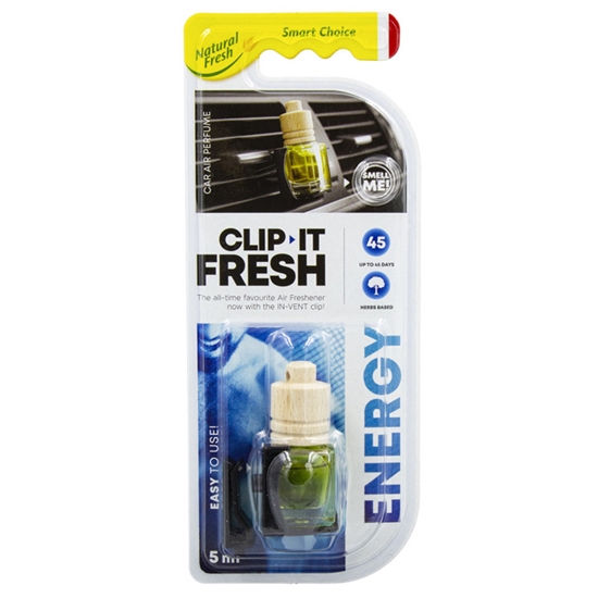 Picture of Gaisa atsv. Auto Elix Clip-it Fresh 5ml Energy