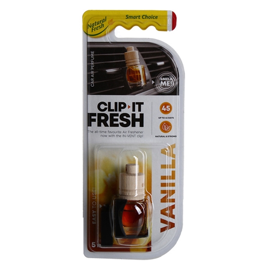 Изображение Gaisa atsv. Auto Elix Clip-it Fresh 5ml Vanilla