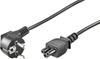 Изображение Goobay | Power supply cord (CEE/7/7 to mickey), angled | 68004 | Black