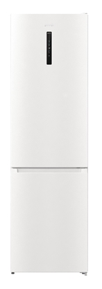 Picture of Gorenje | Refrigerator | NRK6202AW4 | Energy efficiency class E | Free standing | Combi | Height 200 cm | No Frost system | Fridge net capacity 235 L | Freezer net capacity 96 L | Display | 38 dB | White