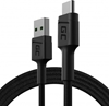 Изображение Green Cell GC PowerStream USB Male - USB Type-C Male Fast Charging 1.2m Black