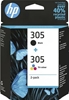 Изображение HP original ink 6ZD17AE, HP 305, 2-pack