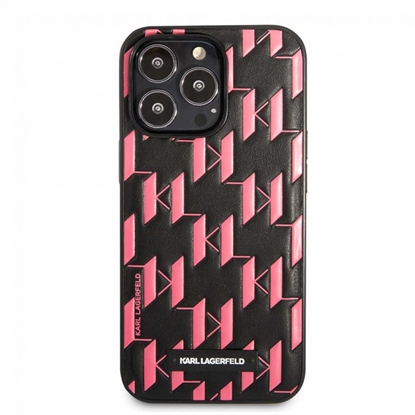 Picture of Karl Lagerfeld Karl Lagerfeld KLHCP13LMNMP1P iPhone 13 Pro / 13 6,1" hardcase różowy/pink Monogram Plaque