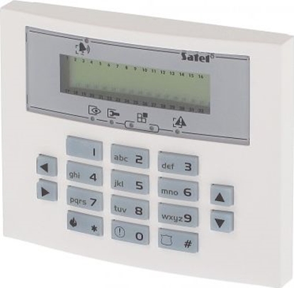 Attēls no KEYPAD LCD S-TYPE /INTEGRA/BLUE INT-KLCDS-BL SATEL