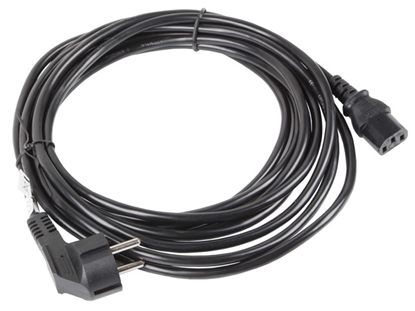 Picture of Lanberg CA-C13C-11CC-0100-BK power cable Black 10 m C13 coupler CEE7/7