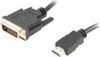 Изображение Kabel HDMI(M)-DVI-D(M) DUAL LINK 1.8 M czarny