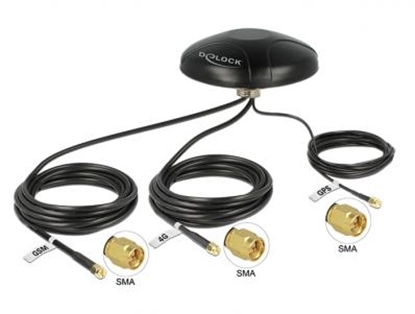 Attēls no Multiband LTE UMTS GSM GPS SMA Antenna omnidirectional roof mount outdoor