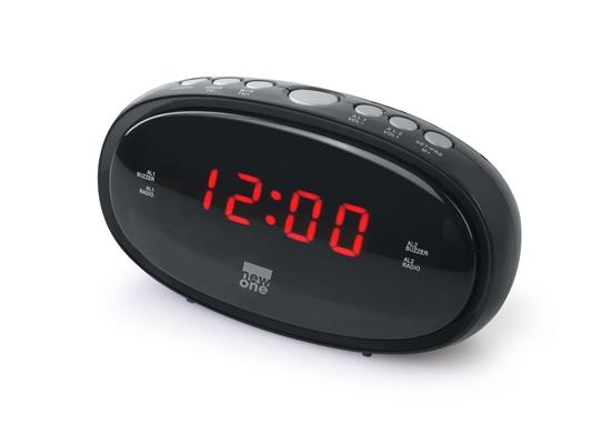 Picture of New-One | Clock-radio | CR100 | Alarm function | Black