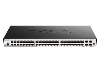 Picture of D-Link DGS-1510-52X network switch Managed L3 Gigabit Ethernet (10/100/1000) 1U Black