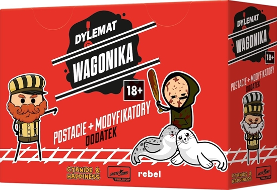 Изображение REBEL Gra Dylemat Wagonika: Postacie i Modyfikatory