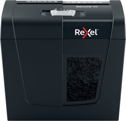 Изображение Shredder Rexel Secure X6 Cross Cut Paper Shredder P4, 6sheets, 10 L. waste bin