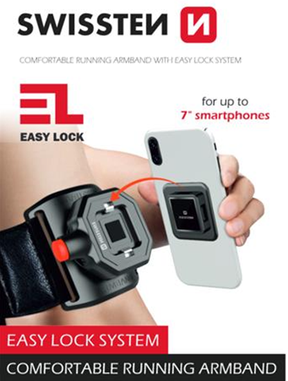 Picture of Swissten EASY LOCK Armband 4" - 6.8"